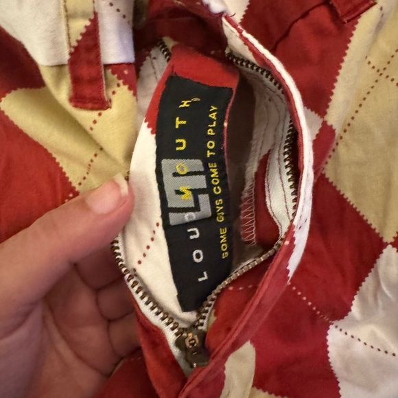 LOUDMOUTH Men’s Argyle Shorts - Picture 11 of 16